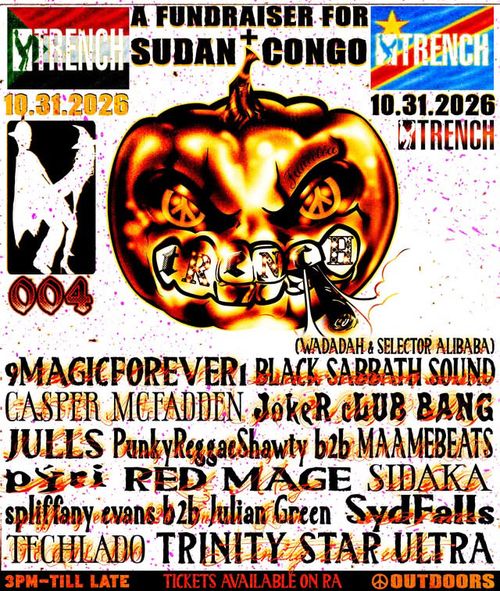TRENCH 004 (A FUNDRAISER FOR SUDAN & CONGO)