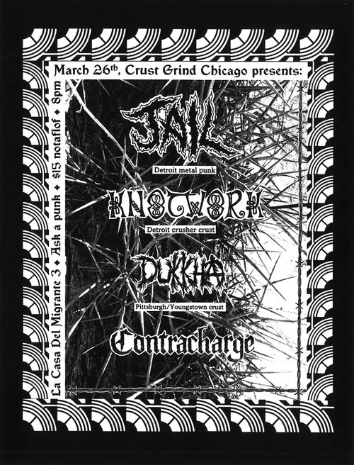 Crusties spend loud night