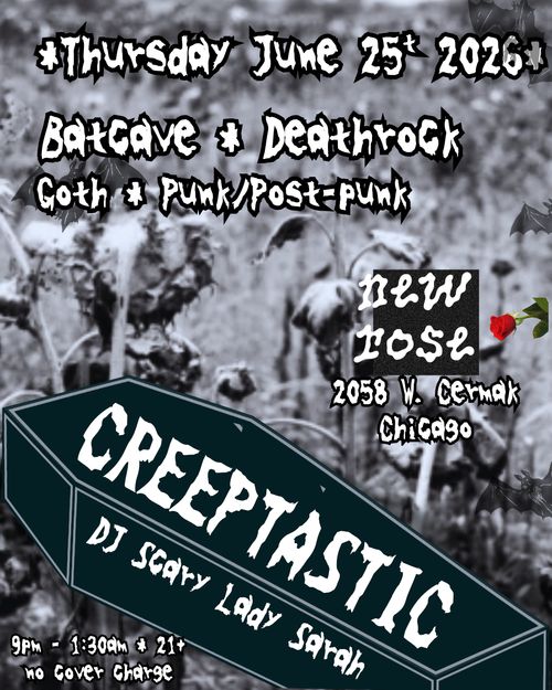 Creeptastic: Batcave/Deathrock/GothRock/Punk Music Party
