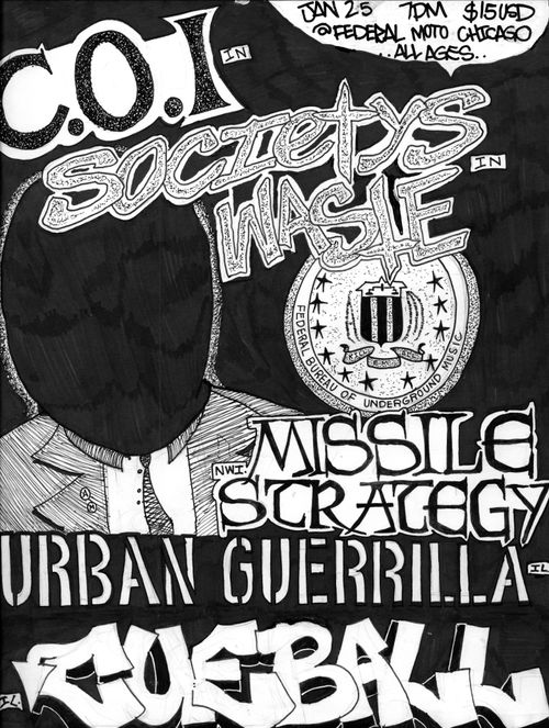 C.O.I/ Society's Waste/ Missile Strategy/Urban Guerrilla/Cueball