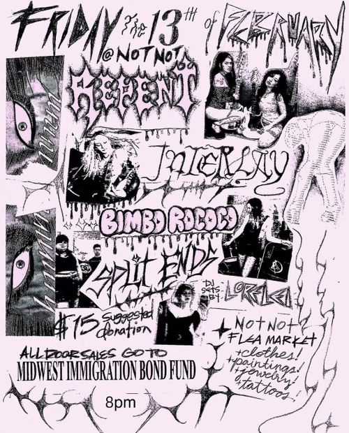 Interlay, Repentagram, Bimbo Roccoco , Split Ends. 