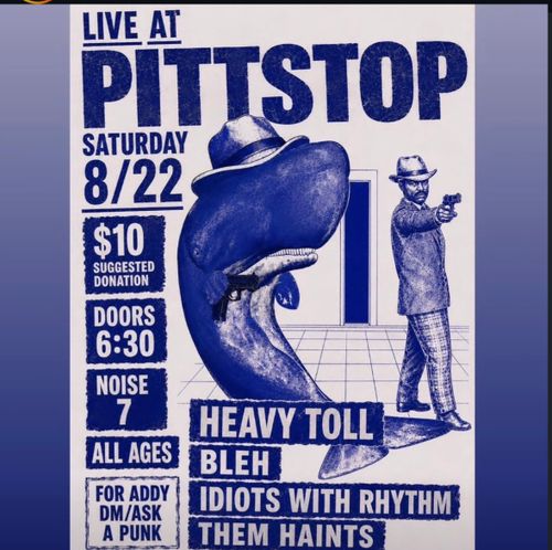 Heavy toll, bleh, idiots with rhythm, them haints 