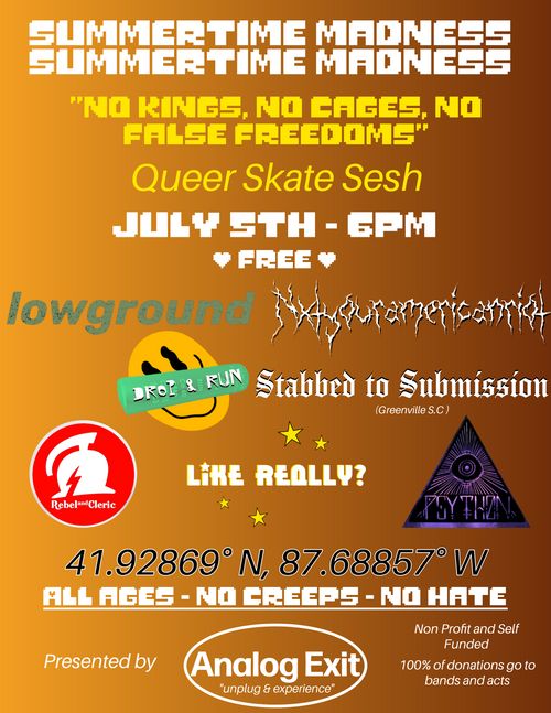 SUMMERTIME MADNESS (queer skate sesh)