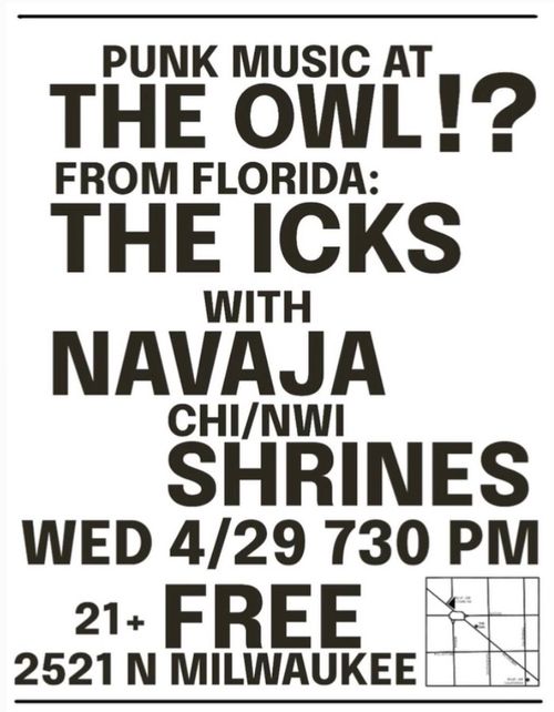 The Icks (FL) + Navaja and Shrines