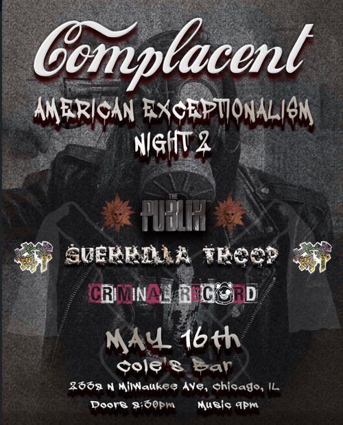 Complacent Album Release 
