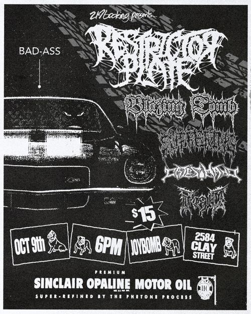 Restrictor Plate/Blazing Tomb/Suffering/Fates Hand/Frigid 