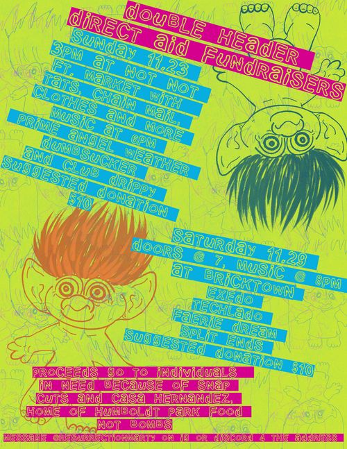 BENEFIT SHOW with Exedo, Techlado, Faerie Dream, and Split Ends