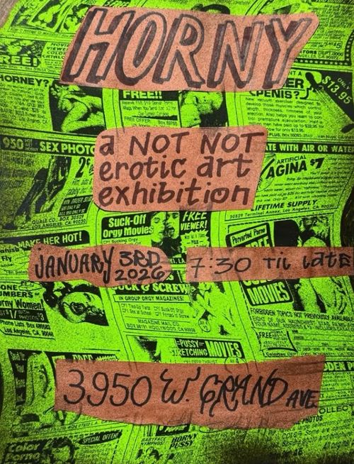 EROTIC ART EXHIBITION at not not